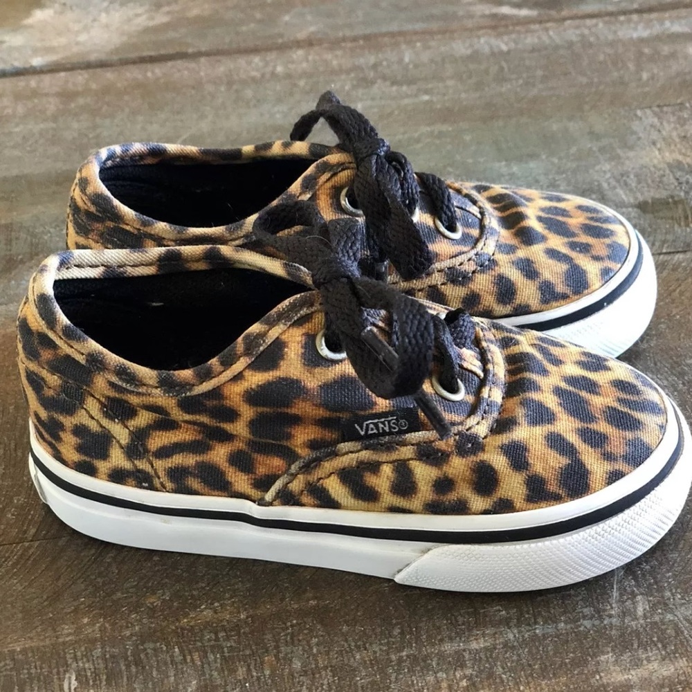 Leopard Toddler Vans